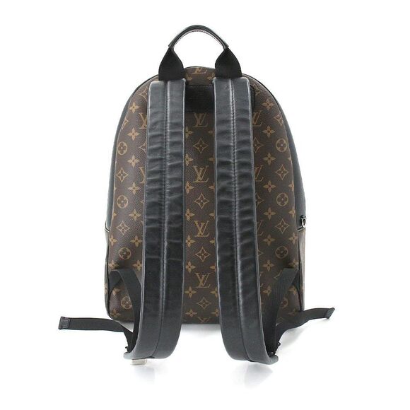 Louis Vuitton Monogram Macassar Josh NV Backpack Rucksack Brown Black - Picture 2 of 8